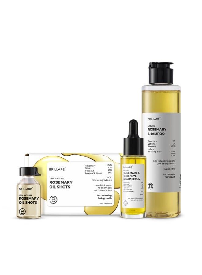 Brillare Rosemary Hair Growth Kit (1 * 3) - Image 1