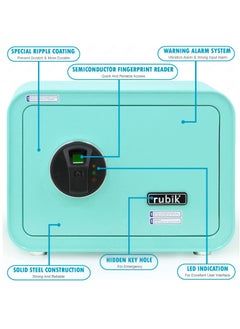 Safe Box with Biometric Fingerprint Lock, A4 Document Size Safety Deposit Box for Home Office Shop RB25QC9 (25x35x28cm) Mint - pzsku/Z88F7C9995F1F625CF1DEZ/45/_/1677675261/ed9d5dbb-a677-41e7-8034-70281b8da4e6