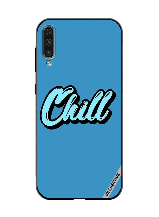 VR CREATIVE Protective Case Cover For Samsung Galaxy A50/A50s Chill In Blue Color Design Multicolour - Image 1