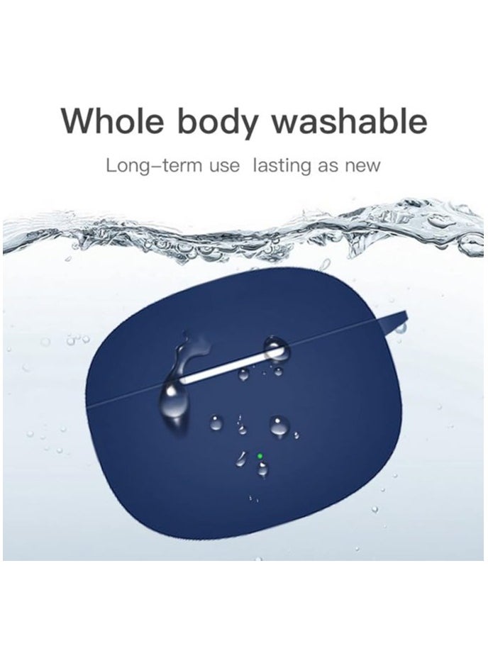 Generic - حافظة سيليكون متوافقة مع سماعات Honor Choice Earbuds X3 Lite/x3i - غطاء حماية كامل مقاوم للماء لسماعات Honor Choice Earbuds X3 Lite/x3i - أسود - Image 1