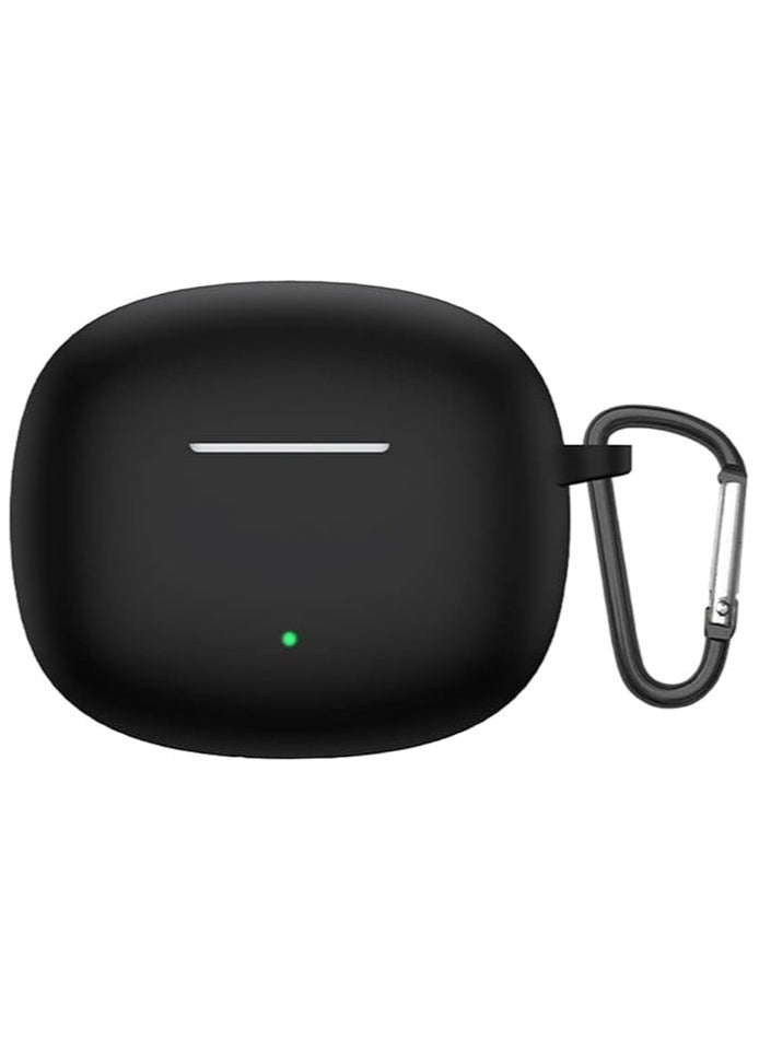 Generic - حافظة سيليكون متوافقة مع سماعات Honor Choice Earbuds X3 Lite/x3i - غطاء حماية كامل مقاوم للماء لسماعات Honor Choice Earbuds X3 Lite/x3i - أسود - Image 1
