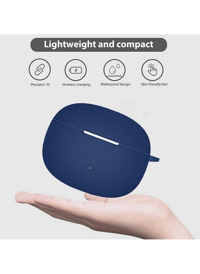 Generic - حافظة سيليكون متوافقة مع سماعات Honor Choice Earbuds X3 Lite/x3i - غطاء حماية كامل مقاوم للماء لسماعات Honor Choice Earbuds X3 Lite/x3i - أسود - Image 1