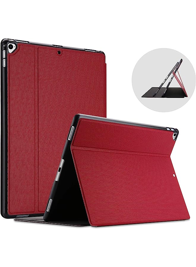 Procases Ipad Pro 12.9 2017/2015 Case (Old Model, 2Nd & 1St Gen), Slim Stand Protective Folio Case Smart Cover For Ipad Pro 12.9 Inch 2Nd Gen 2017 / Ipad Pro 12.9 Inch 1St Gen 2015 -Red - Image 1