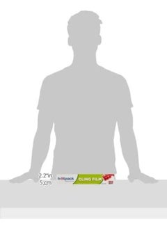 Hotpack غلاف الطعام القابل للاستخدام مرة واحدة من هوت باك (فيلم لصق) 300 قدم مربع عبوة من 2  - Image 4