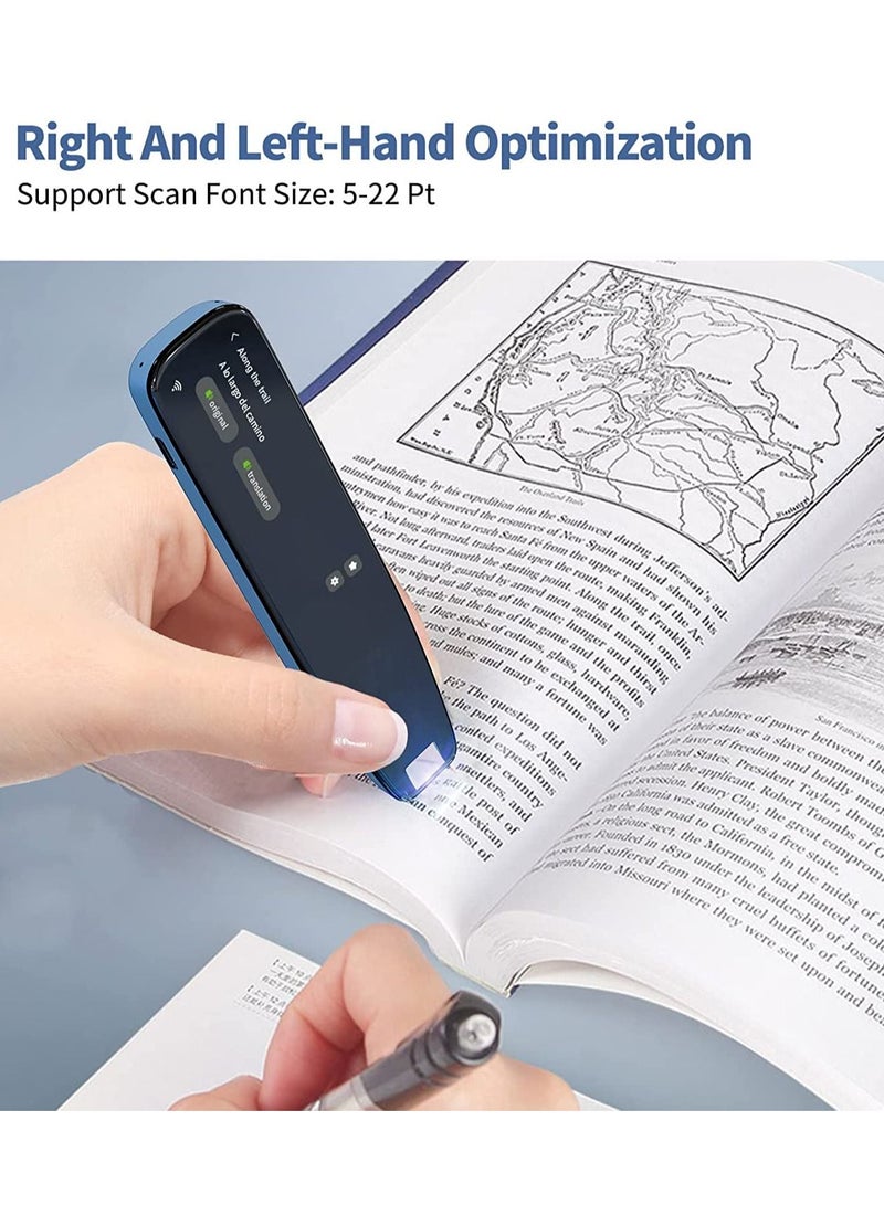 جينيكست اسکین ریڈر، ٹرانسلیشن پین، 112 لینگویج پورٹ ایبل ٹرانسلیٹر، او سی آر سکینر، ٹیکسٹ ٹو اسپیچ، سمارٹ ریکارڈنگ، ٹیکسٹ سوائے لرننگ، ڈیسلیکسیا، میٹنگ ریکارڈنگ - Image 3