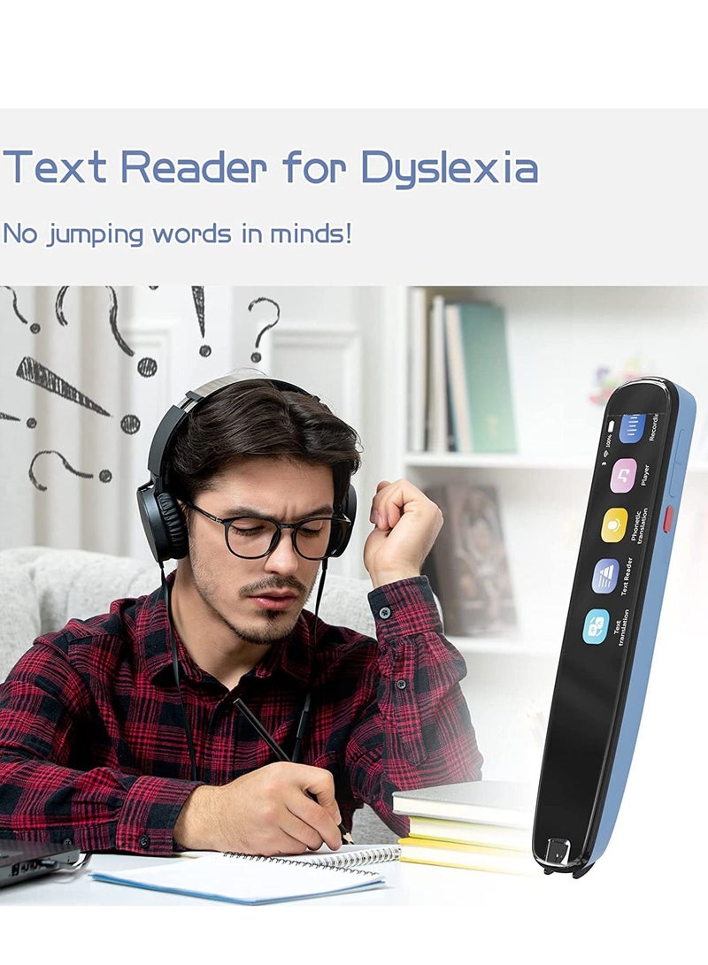 جينيكست اسکین ریڈر، ٹرانسلیشن پین، 112 لینگویج پورٹ ایبل ٹرانسلیٹر، او سی آر سکینر، ٹیکسٹ ٹو اسپیچ، سمارٹ ریکارڈنگ، ٹیکسٹ سوائے لرننگ، ڈیسلیکسیا، میٹنگ ریکارڈنگ - Image 4