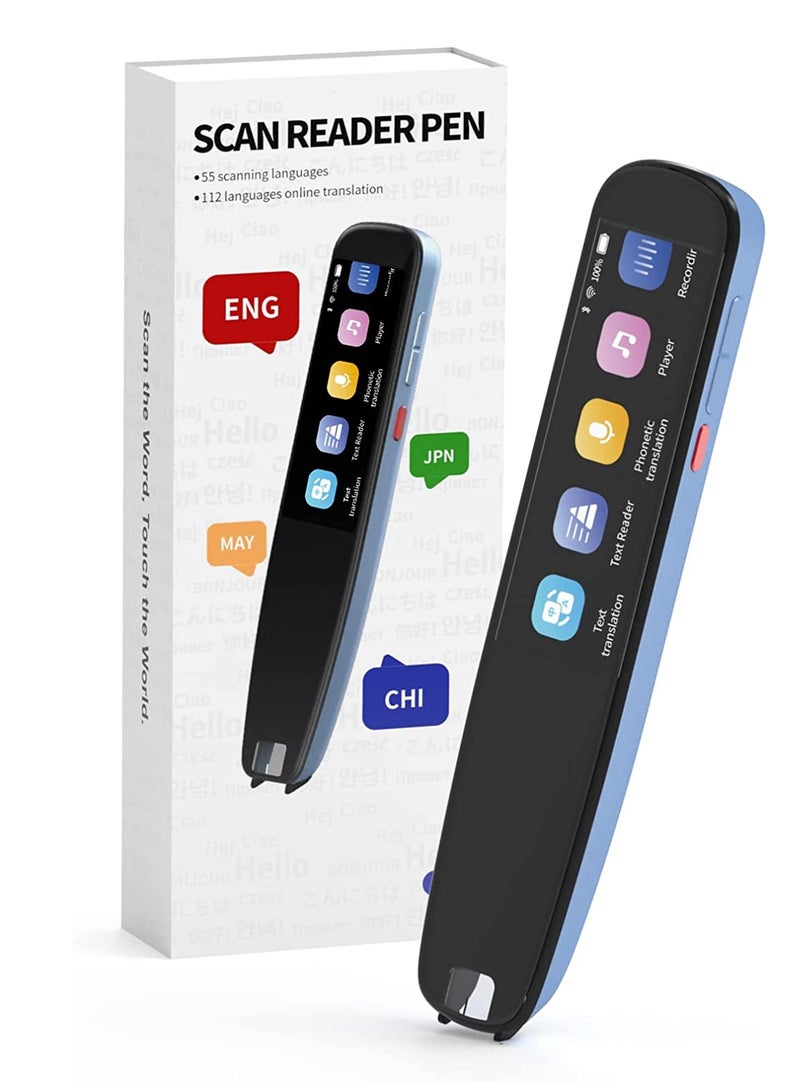 جينيكست اسکین ریڈر، ٹرانسلیشن پین، 112 لینگویج پورٹ ایبل ٹرانسلیٹر، او سی آر سکینر، ٹیکسٹ ٹو اسپیچ، سمارٹ ریکارڈنگ، ٹیکسٹ سوائے لرننگ، ڈیسلیکسیا، میٹنگ ریکارڈنگ - Image 1