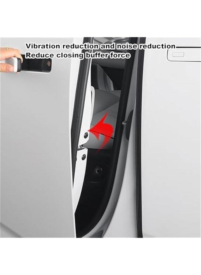 Generic 4 Silicone Door Latch Protective Covers for Car Door Locks | Car Silicone Door Latch Protective,Silent Shock Pads Vehicle Doors Locks Guard Stopper Set Auto Accessories  - Image 4