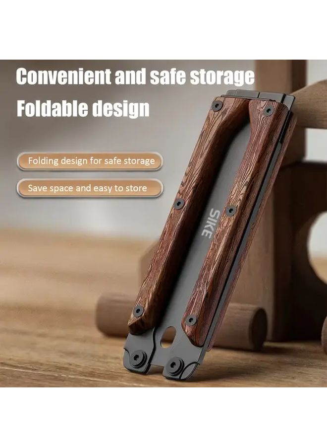 Double Sided Folding Hand Saw For Wood PVC Cutting And Garden Pruning - Image 5