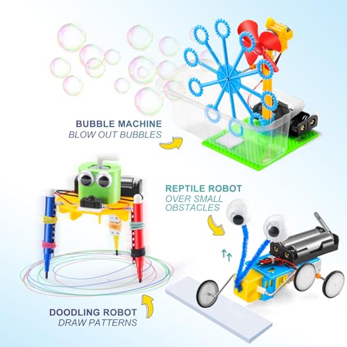 BeAndge STEM Kits for Kids Age 68 810  Boy Gifts for 6 7 8 Year Old Boys Birthday Gift STEM Toys for Age 813 Science Kits for Kids 57 812 Robotics Experiment Engineering Robot Building Crafts - Image 5