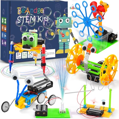 BeAndge STEM Kits for Kids Age 68 810  Boy Gifts for 6 7 8 Year Old Boys Birthday Gift STEM Toys for Age 813 Science Kits for Kids 57 812 Robotics Experiment Engineering Robot Building Crafts - Image 1
