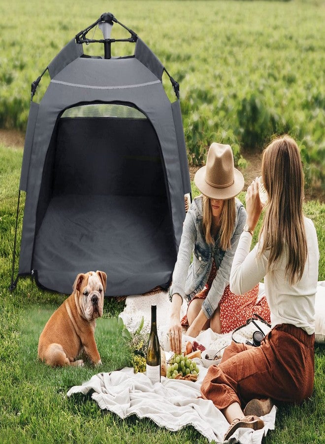 plusvivo Pop Up Dog Tents, Plusvivo Foldable Cool Mesh Camping Tent - 40" X 40" X 28" With Shoulder Bag & UV Canopy - Image 4