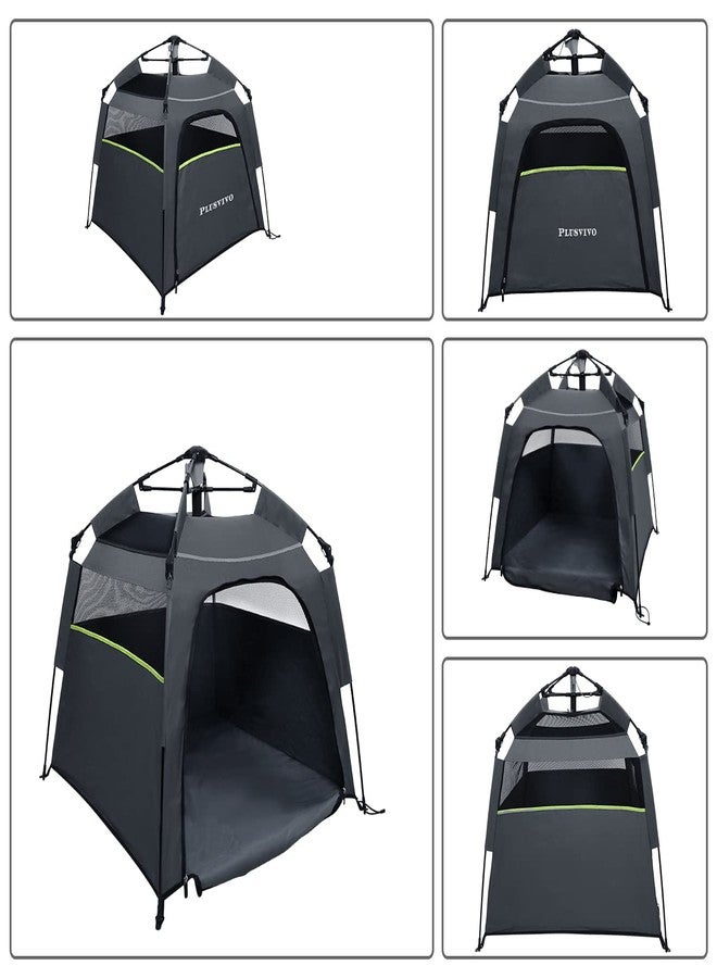 plusvivo Pop Up Dog Tents, Plusvivo Foldable Cool Mesh Camping Tent - 40" X 40" X 28" With Shoulder Bag & UV Canopy - Image 2