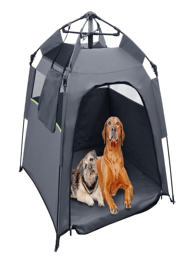 plusvivo Pop Up Dog Tents, Plusvivo Foldable Cool Mesh Camping Tent - 40" X 40" X 28" With Shoulder Bag & UV Canopy - Image 1