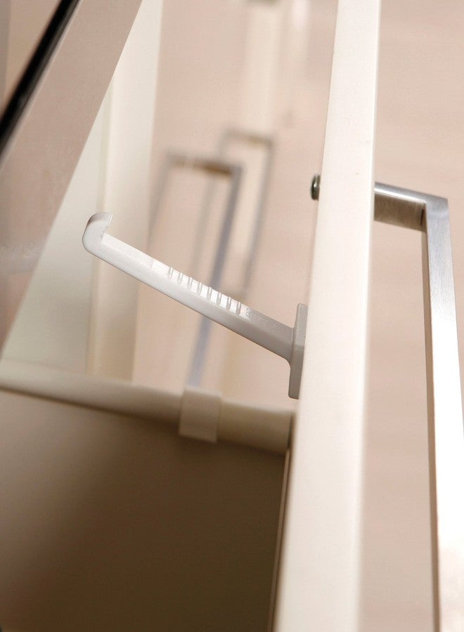 Dreambaby Safety Catches - Child Proof Cabinet & Drawers Locks Latches - White - 6 Count - Model L101 - Image 3