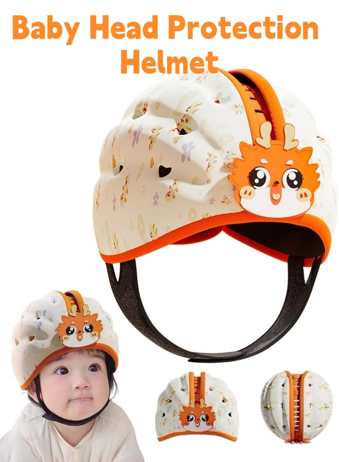 Baby Safety Helmet,Baby Head Protector,Ultra-Lightweight,Anti-Collision, Expandable and Adjustable for Crawling and Walking - Image 1