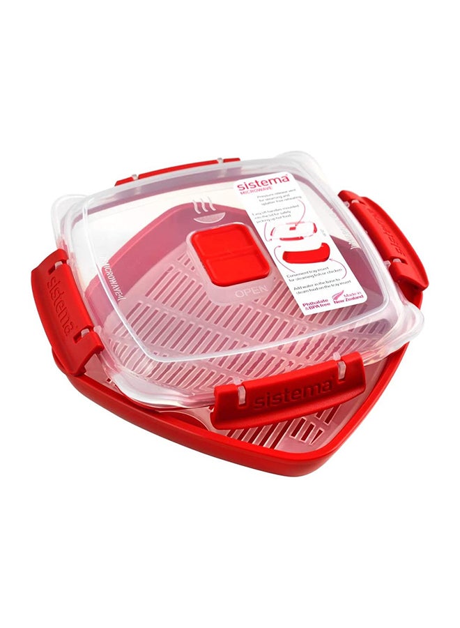 sistema Sistema Contenitore Plastica Microonde Quadrato Lt0 44 Contenitori Alimenti 