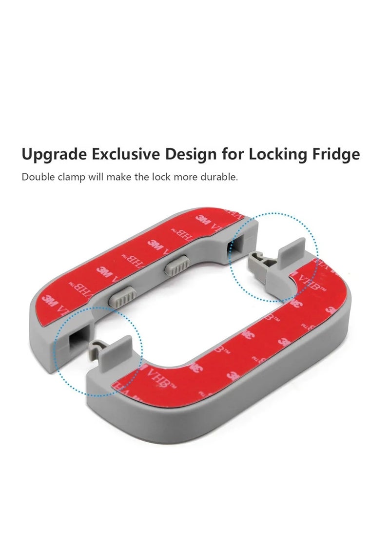 Generic High Quality 2 Piece Refrigerator Door Lock  - Image 2