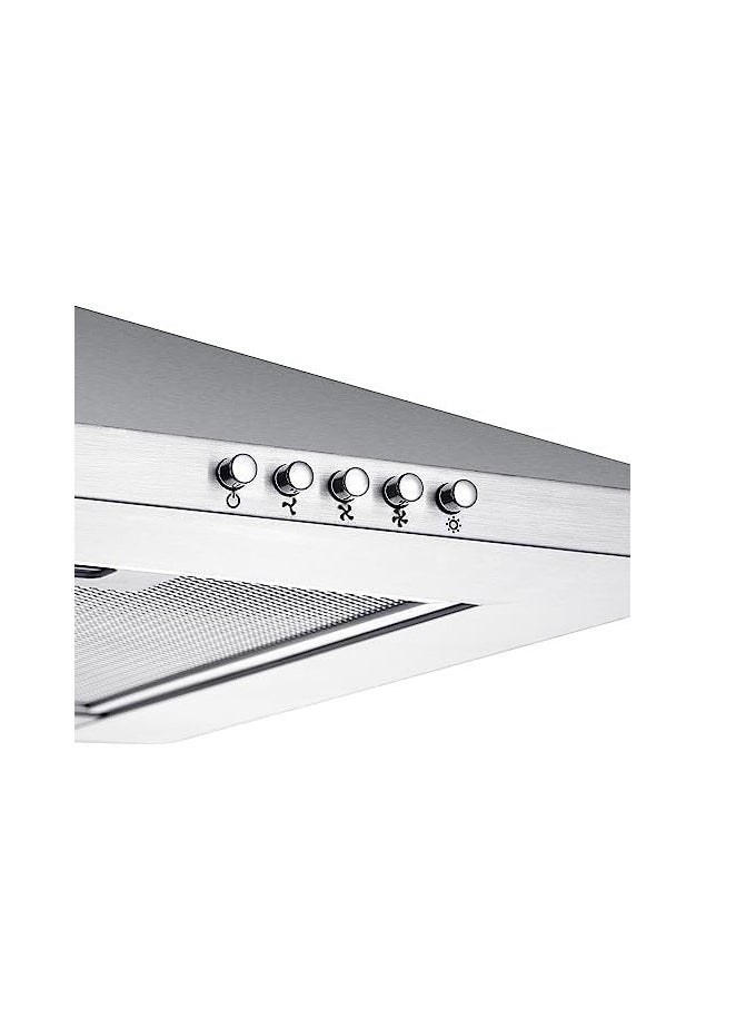 NOVEX - Chimney Cooker Hood 90CM Electronic Control 4 Speed Silver - Image 1