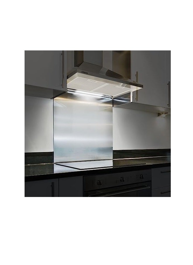 NOVEX - Chimney Cooker Hood 90CM Electronic Control 4 Speed Silver - Image 1