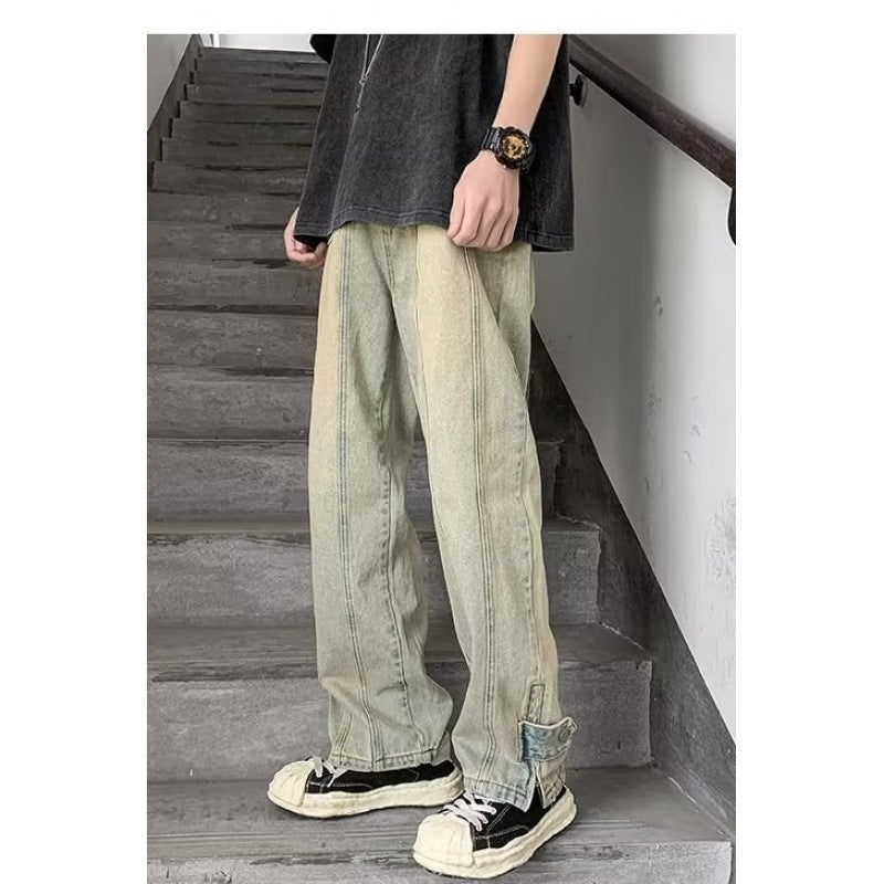 Unisex Casual Daily Denim Jeans - Image 1