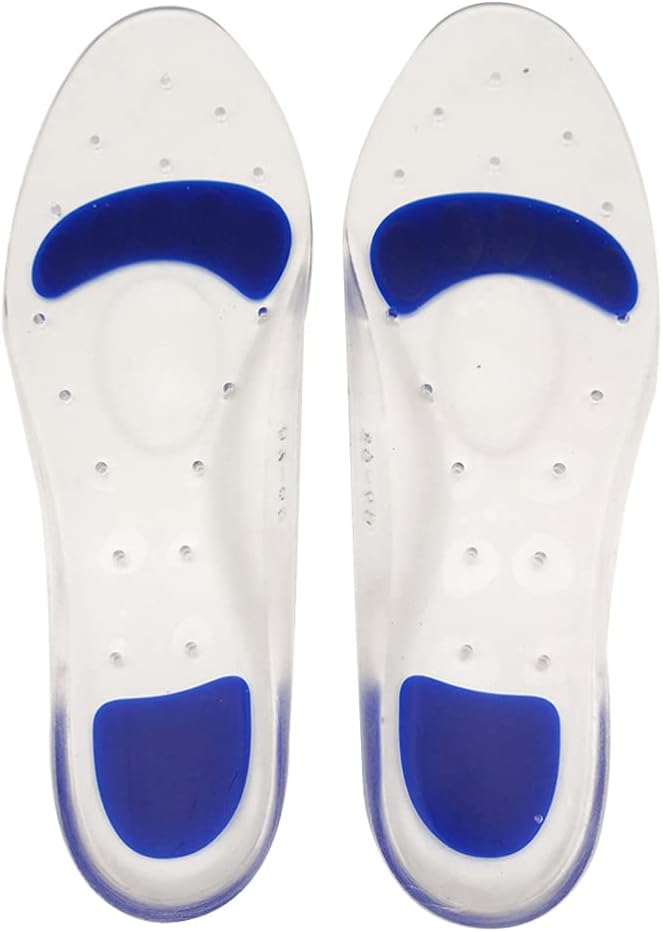 cheekyglo 1 Pair Height Increase Shoe Insoles Ergonomic Heel Lifts Shockproof Insoles PU Silicone Shoe Insoles for Women Men Adults - Image 1