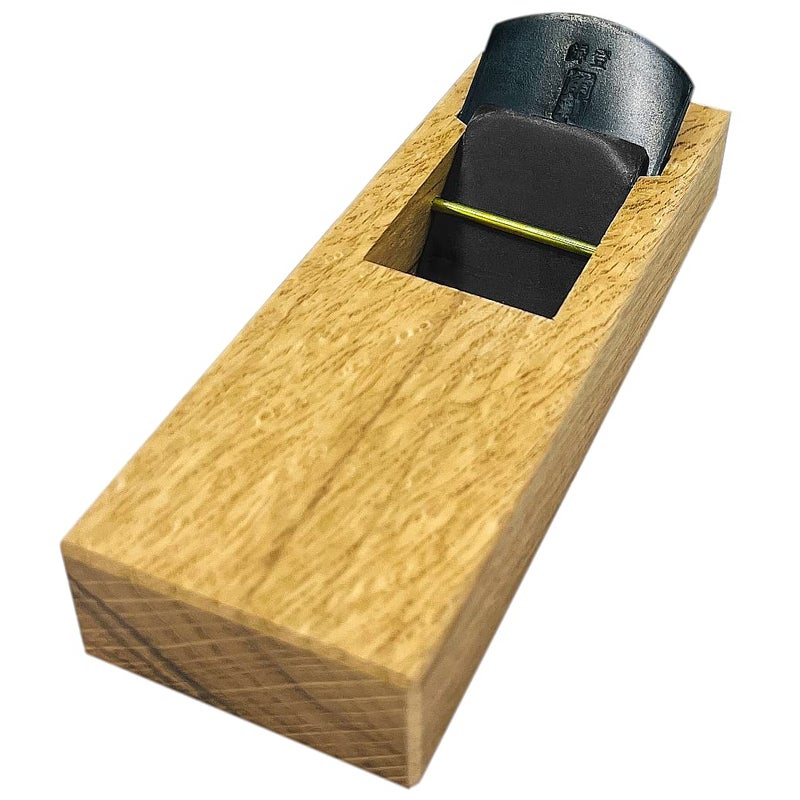 KAKURI Japanese Hand Plane 42mm for Woodworking KANNA Block Plane Small Hand Planer Tool for Wood Chamfering and Smoothing 59 x 21 x 16 inches ECO Oak Body Made in JAPAN