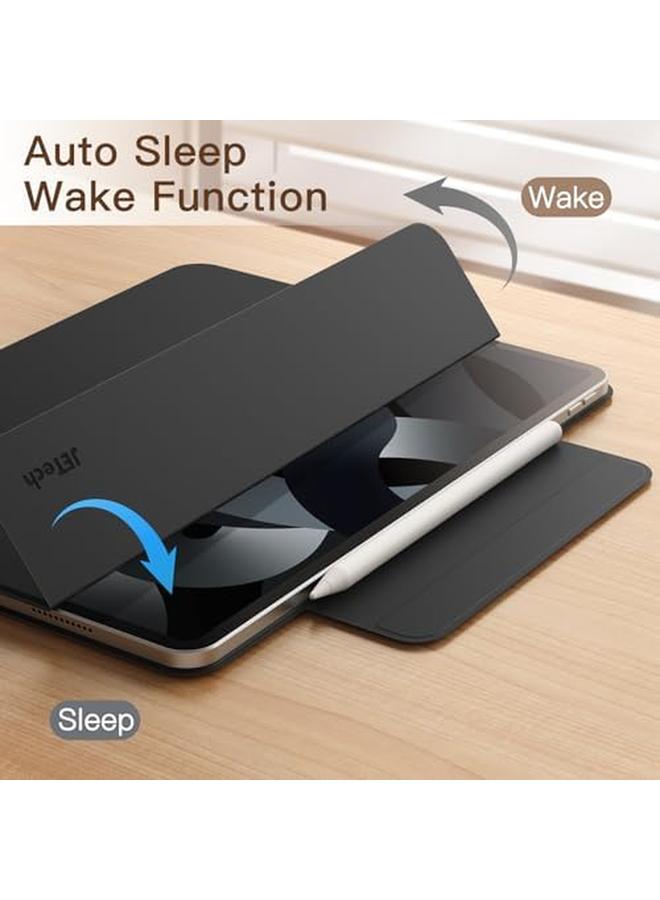 جي تيك جراب مغناطيسي لجهاز iPad Air 11 بوصة M2 2024 وipad Air 5 4 2022 2020 5Th 4Th 10.9 بوصة وipad Pro 11 2018 وغطاء لوحي رفيع بملحق مغناطيسي أسود - Image 4