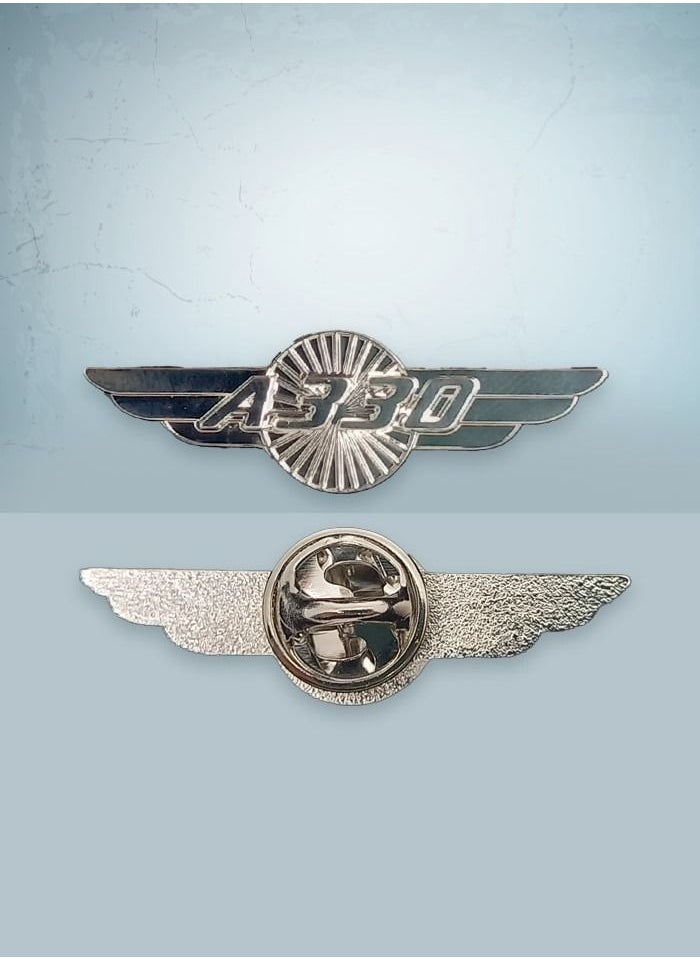 Fighter Gifts - A330 Silver Wings Pin - Image 1