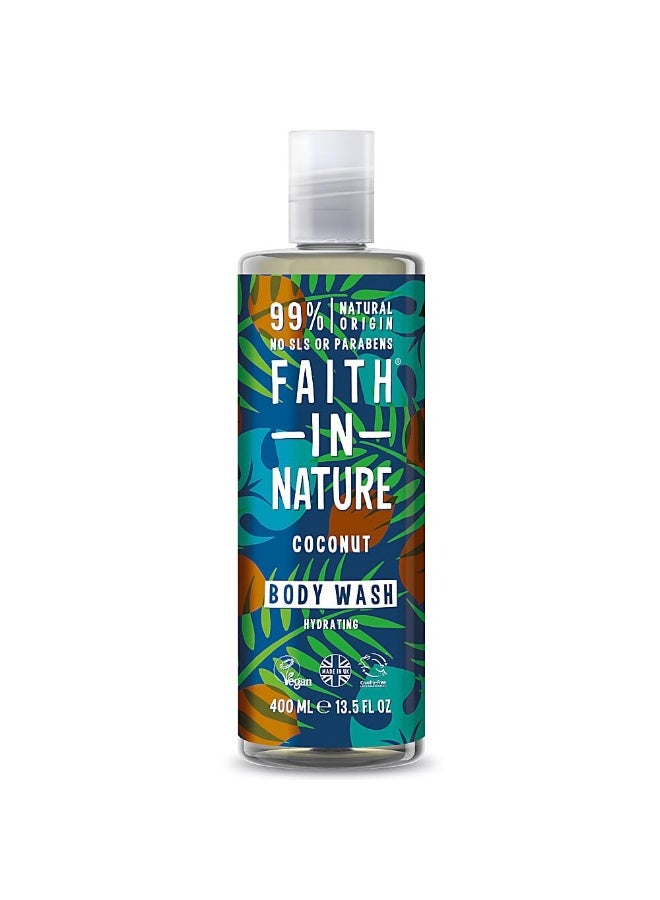 Body Wash, Coconut- 400ml, UK