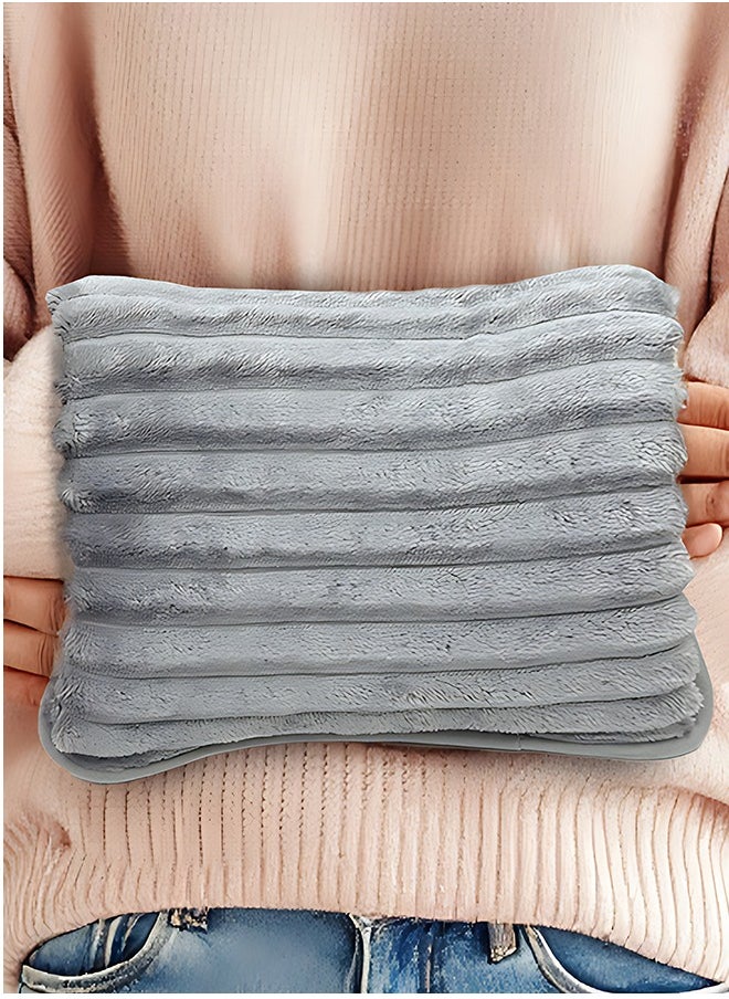 Breeze & Ripplez Breeze & Ripplez™ Dual comfort electric rechargeable heating water bag soft fleece cover for pain relief advanced leak proof technology fast heating large size  - Image 1