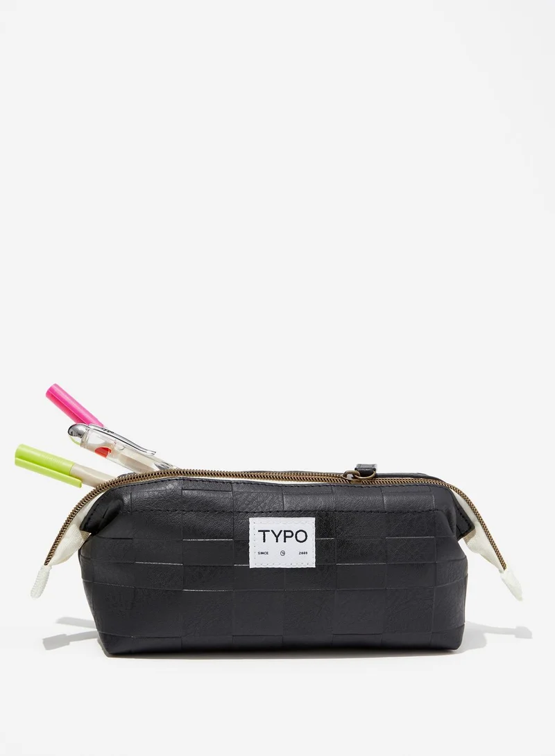 Typo Recycled Mix Pu Billie Pencil Case