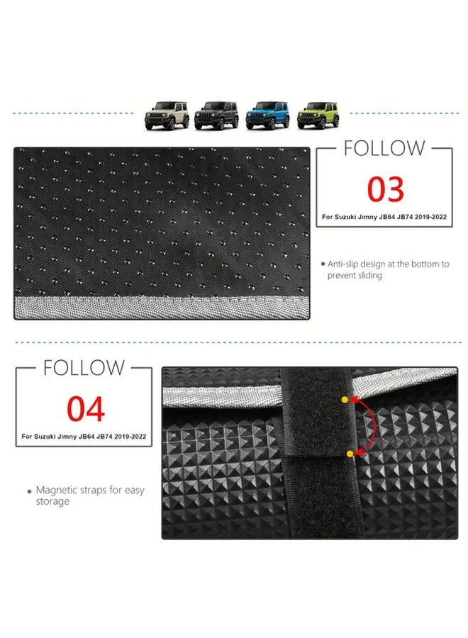 High Quality Cargo Liner Tray Boot Mat For Suzuki Jimny JB64 JB74W 2018 2022 Heavy Duty Abrasion And Stain Resistant Trunk Floor Protector Easy Install Car Accessories - Image 3
