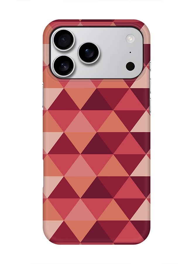 Stylizedd For iPhone 17 Pro Max,Case, [Compatible with MagSafe] Magnetic cover Slim fit Protection Matte, - Topsy Turvy Triangles