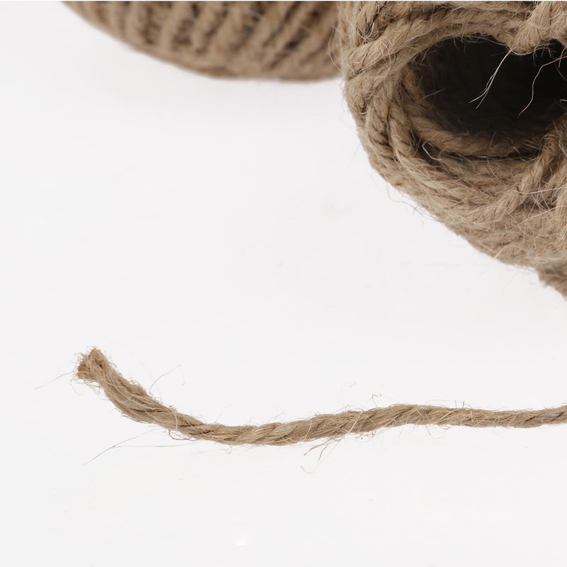 3 Rolls of 55M Natural Jute Twine for DIY Arts and Crafts / Industrial Packing Materials / Gardening Applications - Image 3