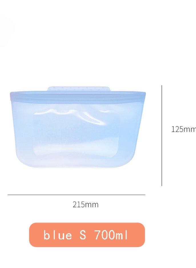 Blue small silicone preservation sealing bag  - Image 2