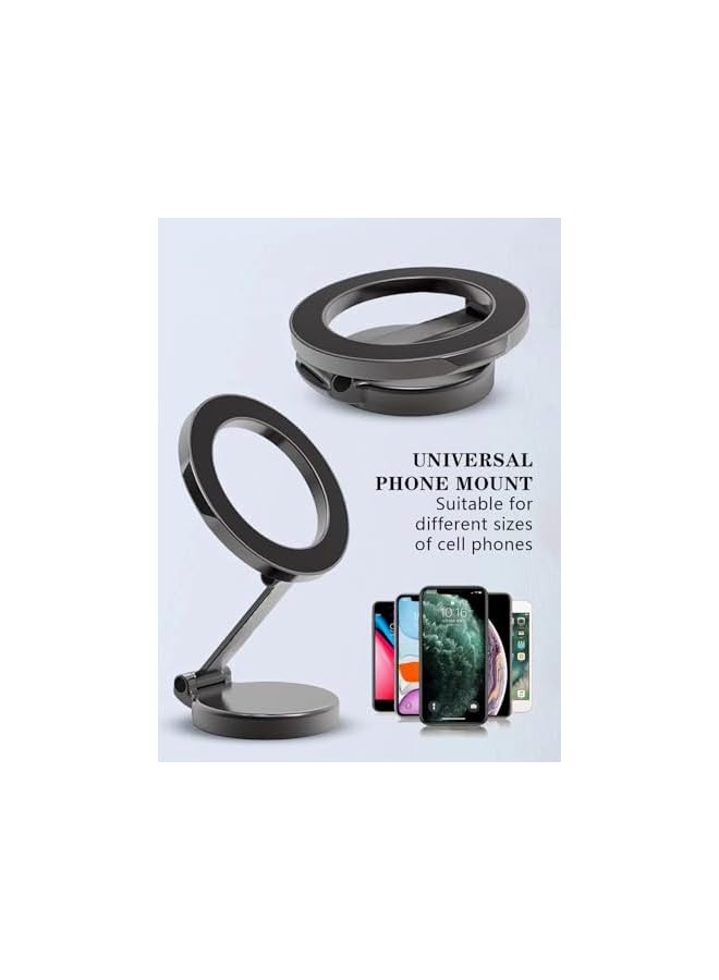 S-TOP Magnetic Phone Mount, 360° Rotation Magnetic Phone Holder for Car, Strongest Magnet Power, Dash Phone Mount Car for All Cell Phones - Image 1