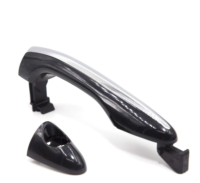 Otois Exterior Door Handle BlackChrome with Key Hole Finish Cap For Kia Optima 2011 2015 Front Driver Side