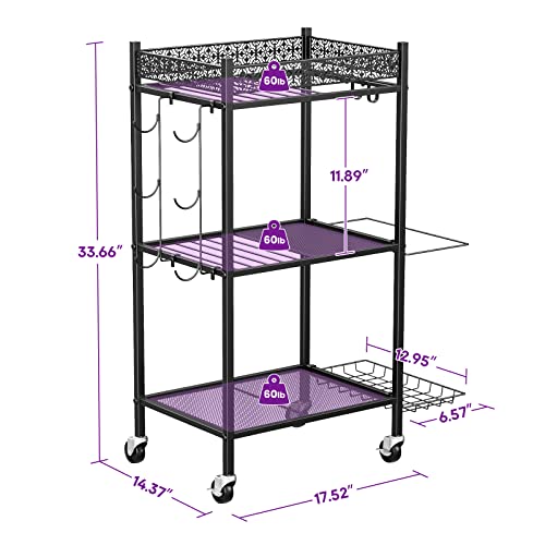 VOPEAK Metal Storage Rack for Yoga Mats, Foam Rollers and Gym Equipment - Home Exercise and Fitness Gear Organizer - Image 5