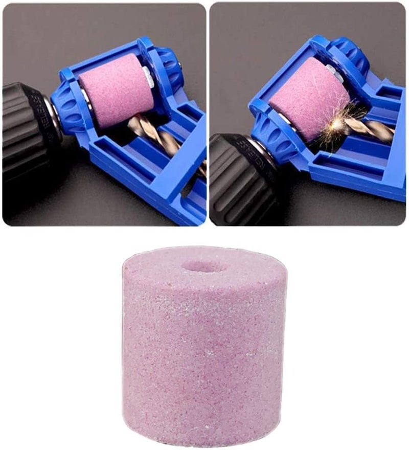 Whitecloud TRANSFORMING HOMES® Portable Diamond Drill Bit Sharpener Stone Powered Parts Corundum Grinding Wheel for Iron-Based Drill Bits (Stone Only) (2) - Image 1