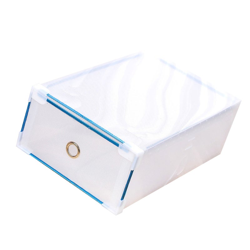 Transparent Shoe Box Drawer Type Dustproof Multifunctional Desktop Organizer Storage Box for Cosmetics Stationary - Image 4