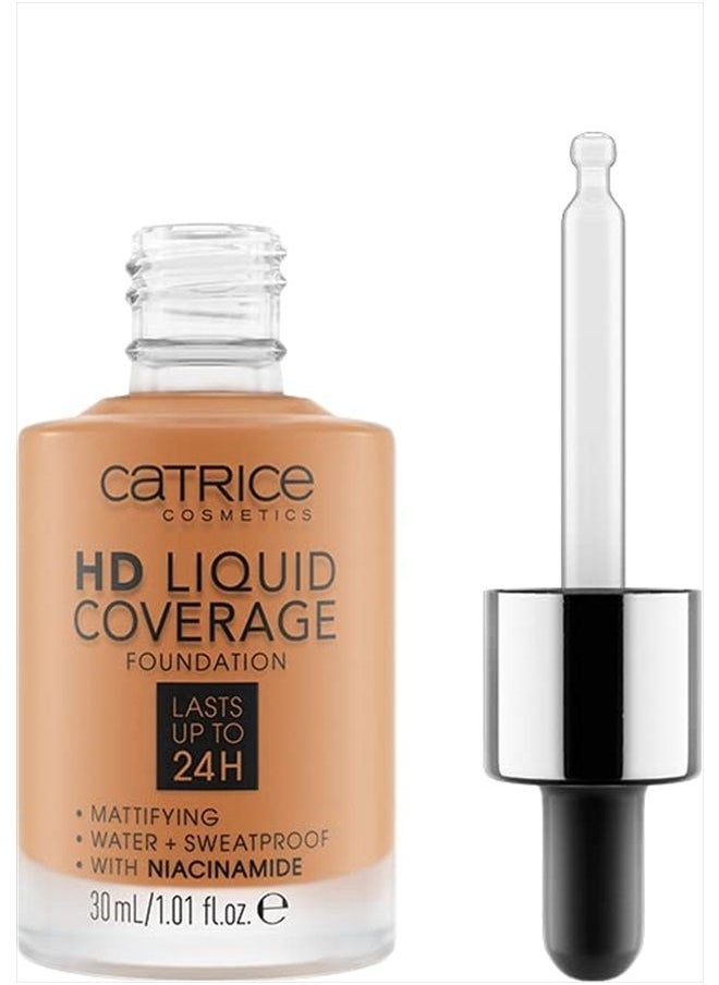 Catrice - HD Liquid Coverage Foundation | High & Natural Coverage | Vegan & Cruelty Free (070 | Toffee Beige) - Image 1