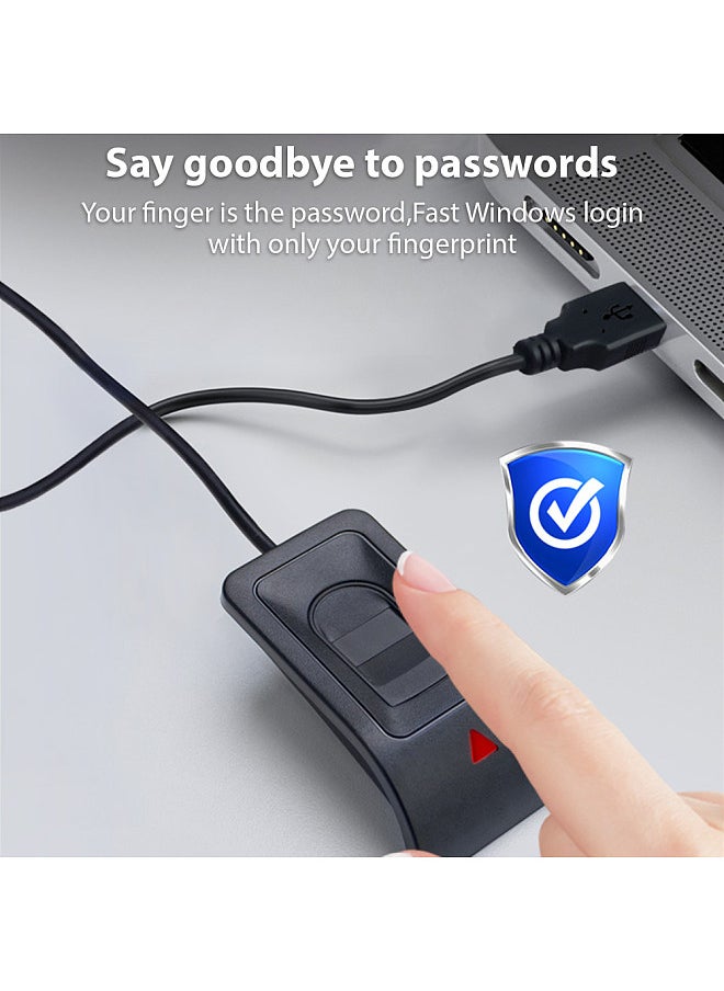 Generic USB Fingerprint Reader Desktop Biometric Scanner Password Free Operation Fingerprint Scanner for PC Laptop  - Image 3
