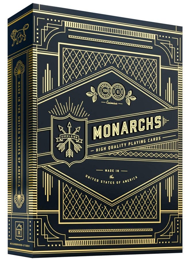 Theory11 Monarch Playing Cards by theory11 , Blue, 3.5 x 2.5-Inch  - Image 1