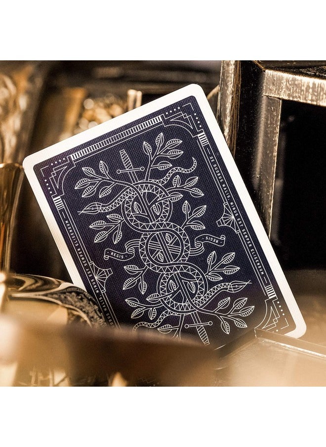 Theory11 Monarch Playing Cards by theory11 , Blue, 3.5 x 2.5-Inch  - Image 5