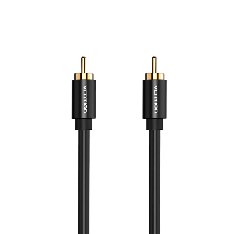 RCA Cable 1M Gold-Plated Pure Copper - High Fidelity Coaxial Cable for Digital Home Theater, SPDIF & Coaxial Interface Devices - Image 1