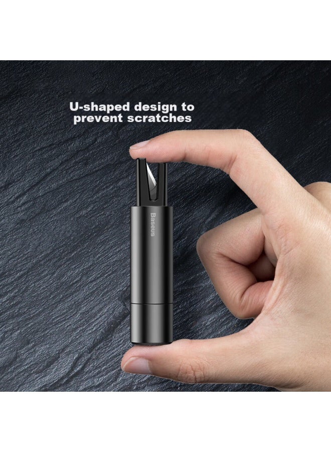 Baseus Car Safety Hammer, One-second Window Breaker, Emergency Rescue Multi-functional Cutter, Tungsten Steel Escape Hammer - Image 4
