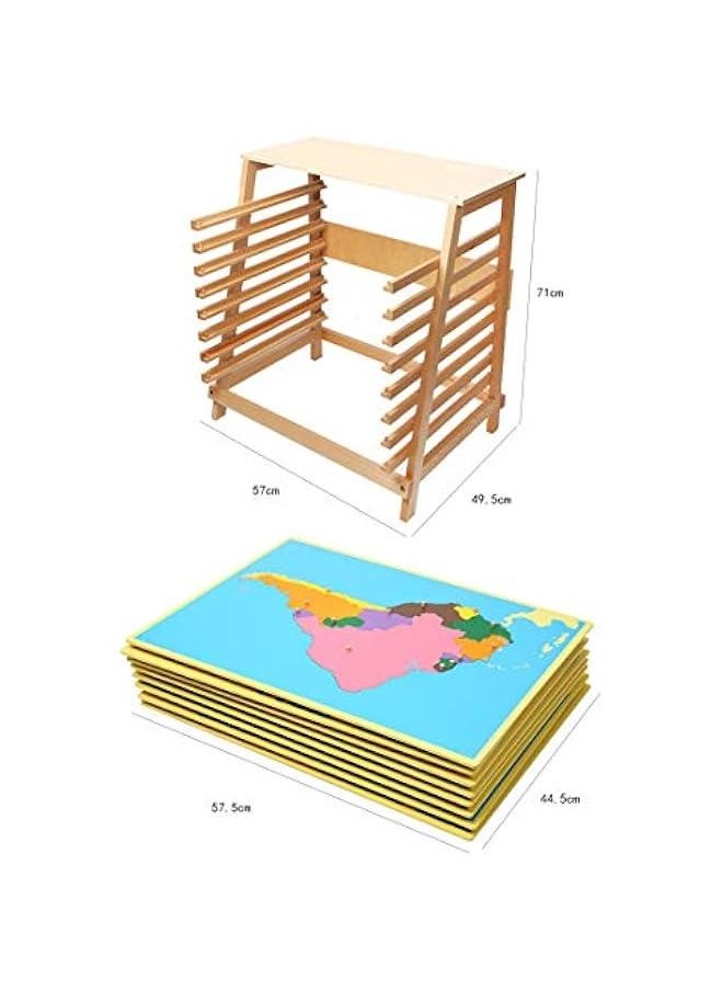 Wooden Peg Puzzle of 7 Continents, Montessori Material Teaches Geography & Shapes (22.6 17.5inch) - pzsku/Z88F9F42B047F0259B4F5Z/45/_/1725695189/f04d0808-b727-4289-ac59-89dee8310010