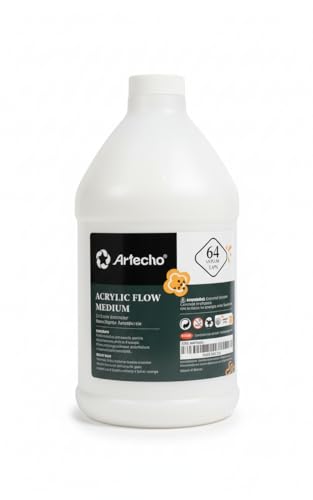 Artecho Pouring Effects Medium 64oz / 1.89L, Acrylic Medium for Acrylic Paint - Image 1