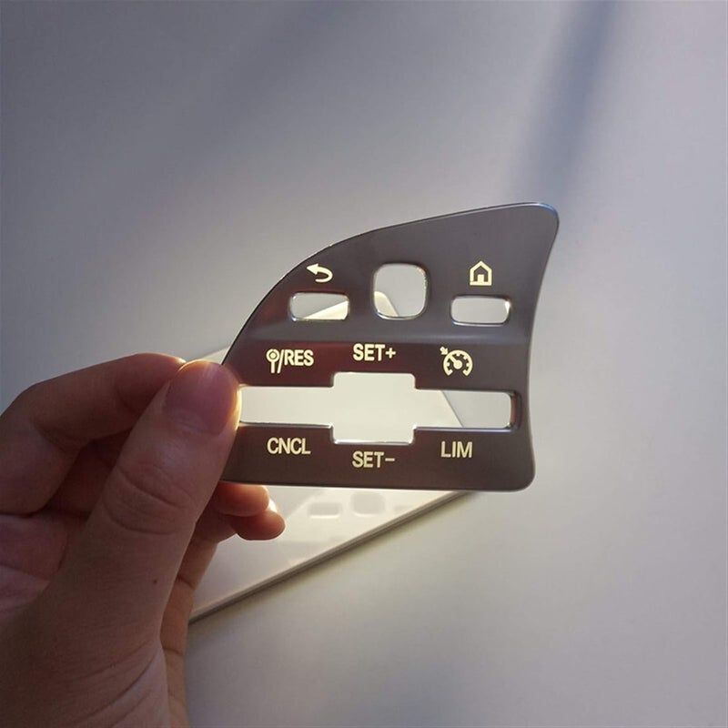 Wivplex تريم زر عجلة القيادة من Wivplex ABS لمرسيدس-بنز - Image 4